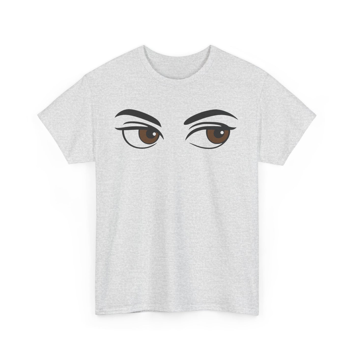 Funny Side Eye T-Shirt – Unisex Cotton Tee, Retro Graphic Shirt, Unique Gift for Friends, Casual Summer Outfit, Trendy Streetwear Top