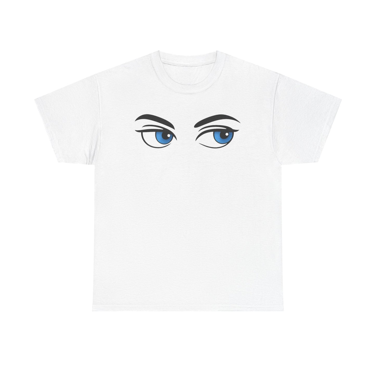 Funny Side Eye T-Shirt – Unisex Cotton Tee, Retro Graphic Shirt, Unique Gift for Friends, Casual Summer Outfit, Trendy Streetwear Top, Statement Shirt, Everyday Wear