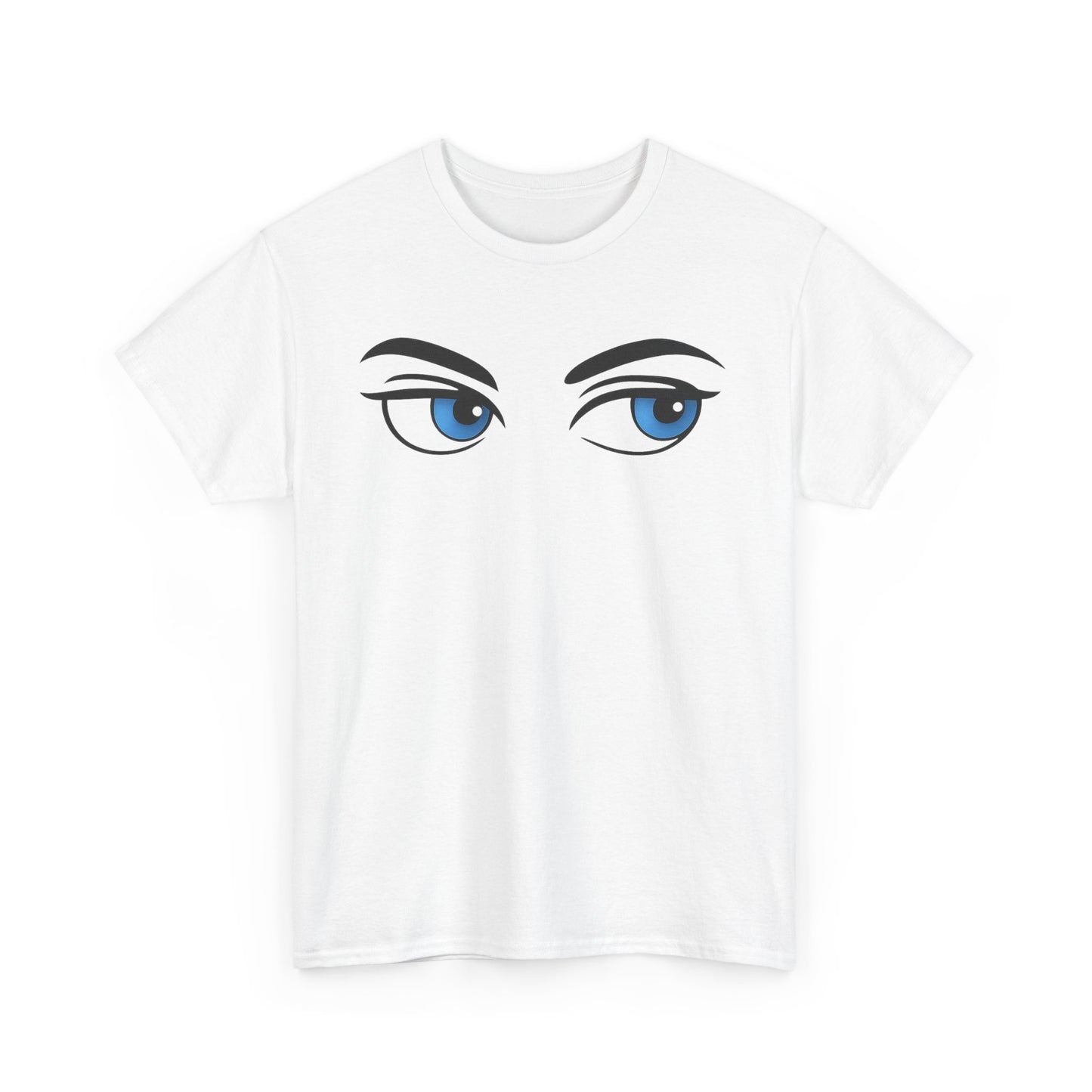 Funny Side Eye T-Shirt – Unisex Cotton Tee, Retro Graphic Shirt, Unique Gift for Friends, Casual Summer Outfit, Trendy Streetwear Top, Statement Shirt, Everyday Wear