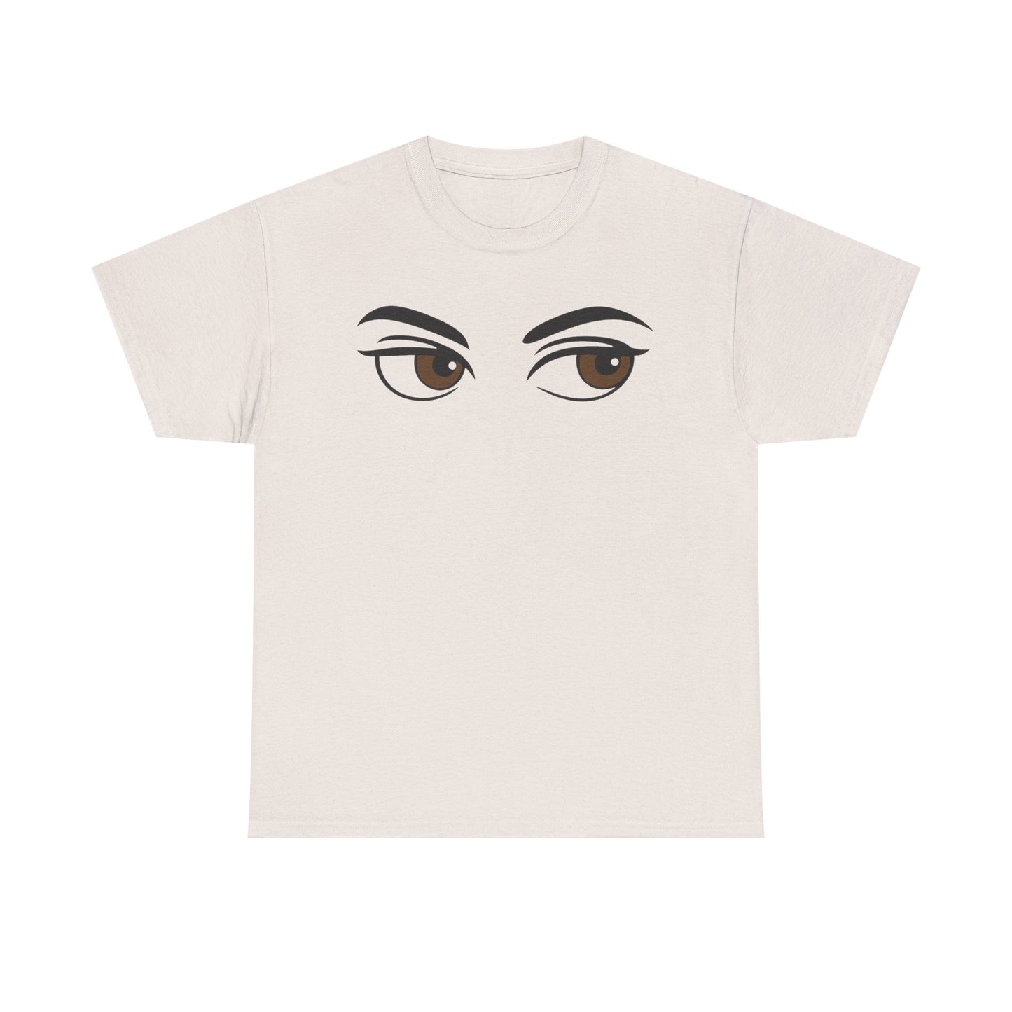 Funny Side Eye T-Shirt – Unisex Cotton Tee, Retro Graphic Shirt, Unique Gift for Friends, Casual Summer Outfit, Trendy Streetwear Top