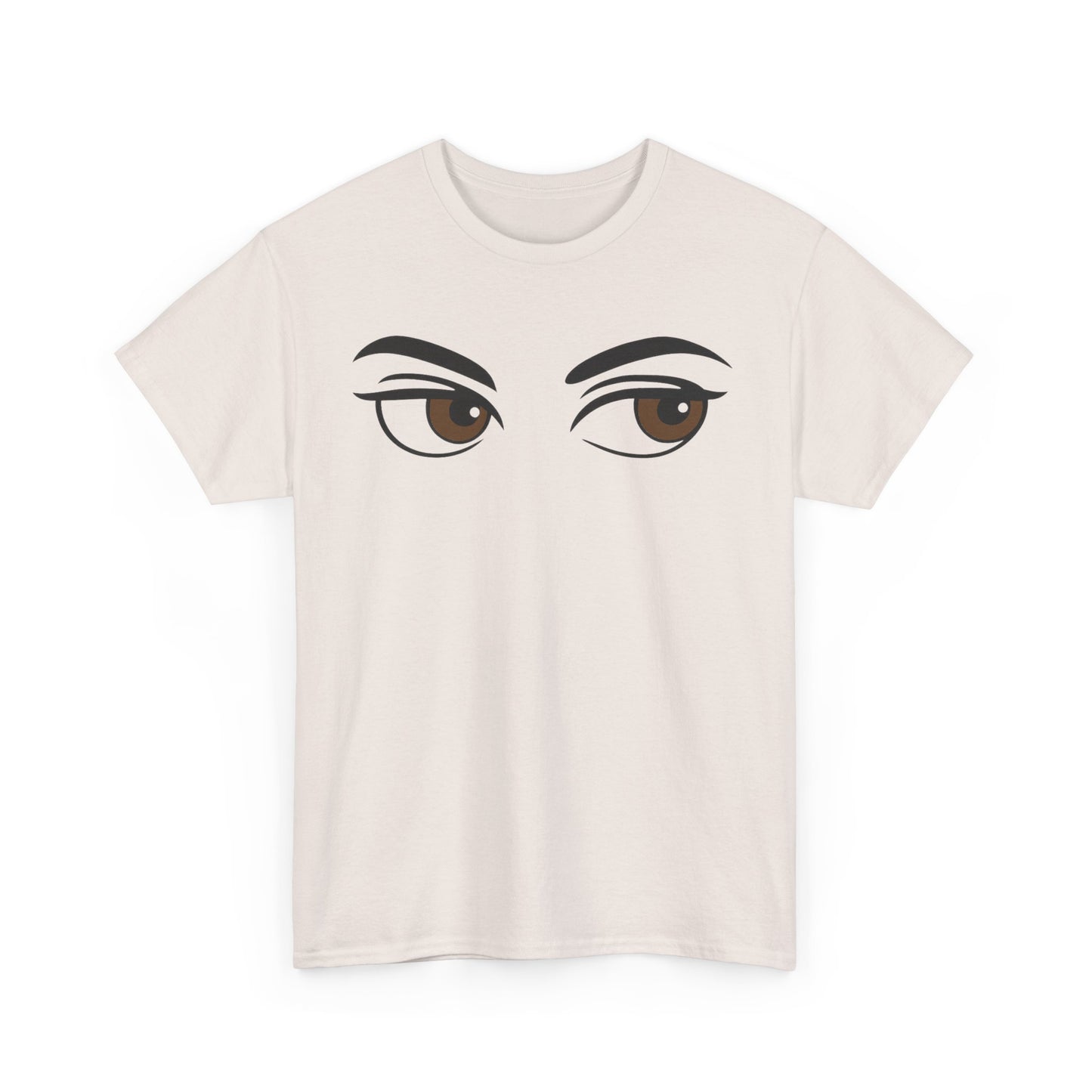 Funny Side Eye T-Shirt – Unisex Cotton Tee, Retro Graphic Shirt, Unique Gift for Friends, Casual Summer Outfit, Trendy Streetwear Top