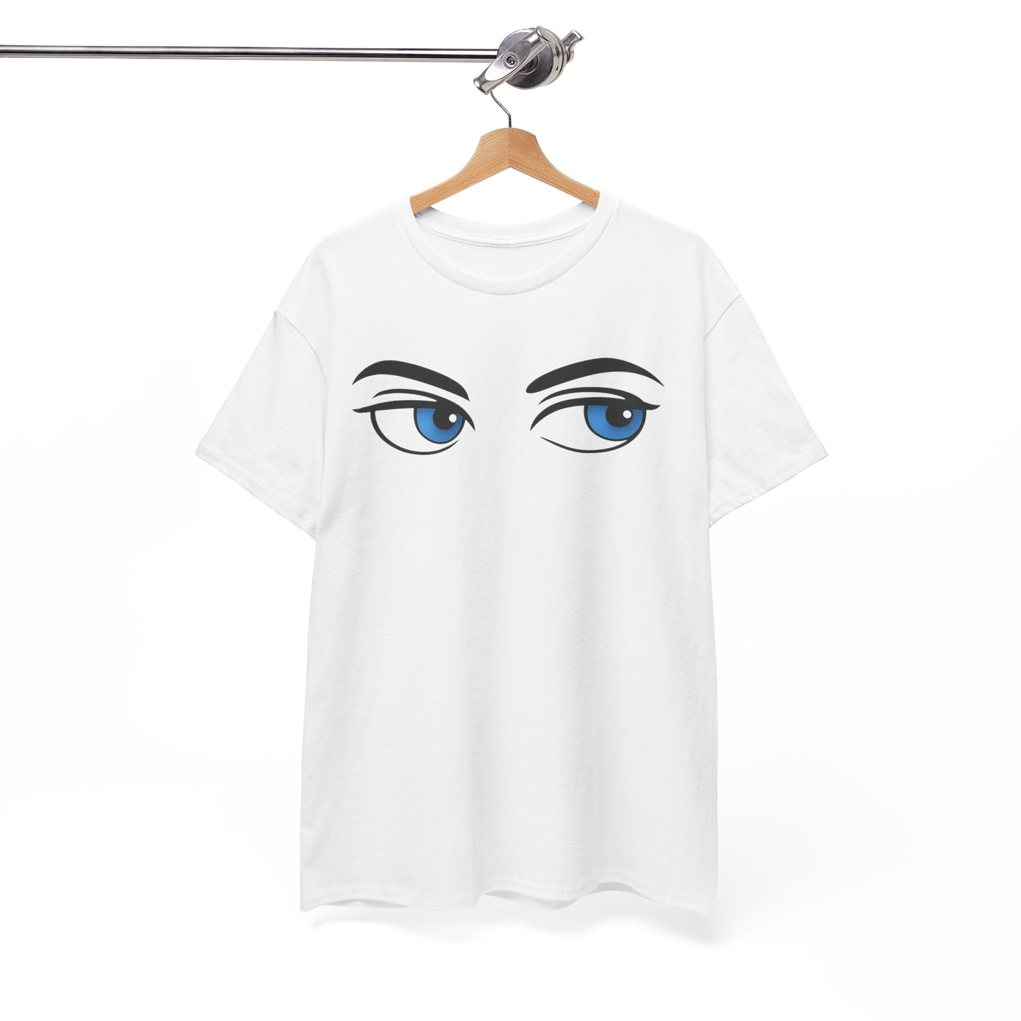 Funny Side Eye T-Shirt – Unisex Cotton Tee, Retro Graphic Shirt, Unique Gift for Friends, Casual Summer Outfit, Trendy Streetwear Top, Statement Shirt, Everyday Wear